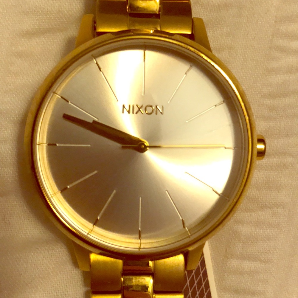 Nixon Kensington Watch -All Gold -Vintage Inspired